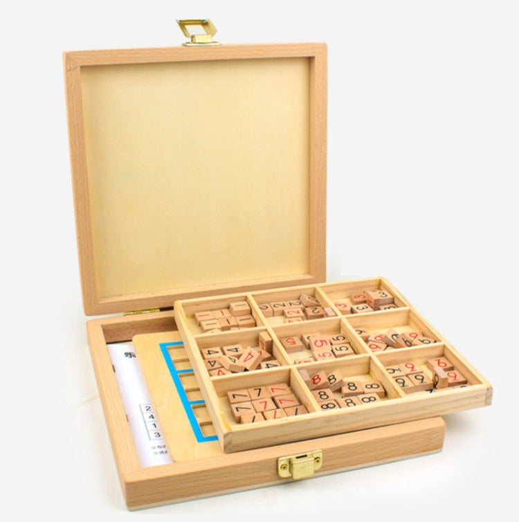 Jeu de société multifonctionnel 3 en 1 pour enfants, Sudoku, puzzle, bleu, rose