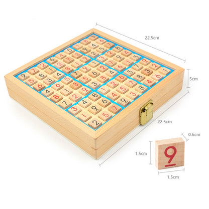 Jeu de société multifonctionnel 3 en 1 pour enfants, Sudoku, puzzle, bleu, rose