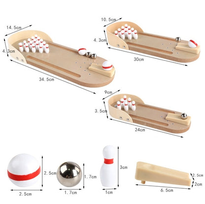 Mini Puzzle Desktop Bowling Intérieur Parent-Enfant Jouet de Décompression Taille :, Petit, Moyen, Grand