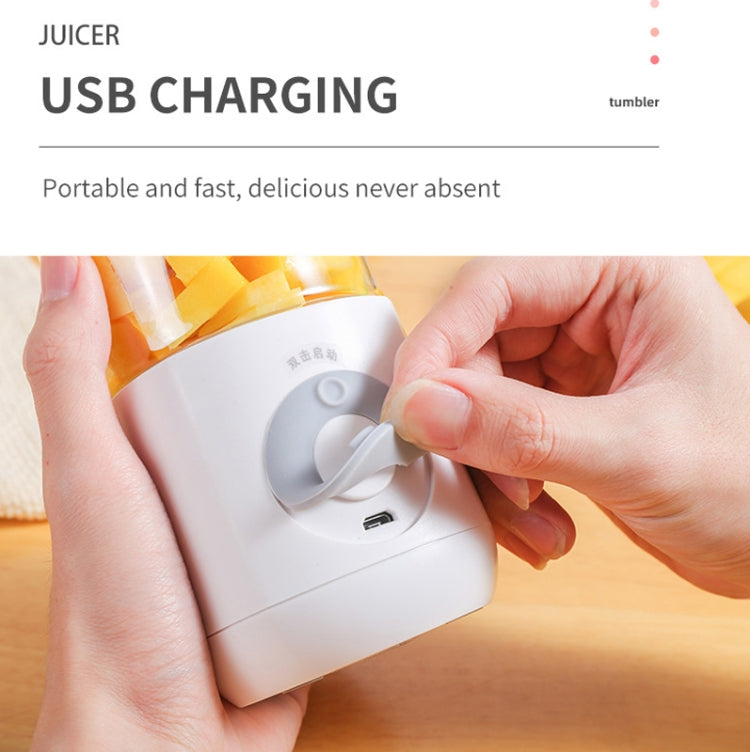 Mini Portable Usb Juice Machine  Multi-Function Electric Charging Household Juicer, White, Green, Pink