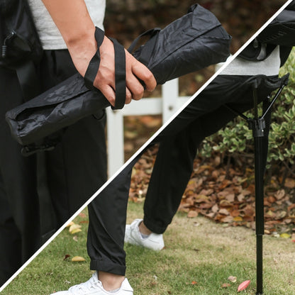 Outdoor Folding Stool Portable Queuing Seat Fishing Mazza Telescopic Folding Stool, Folding Stool
