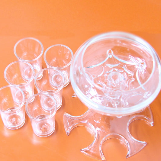 6 Shot Glass Dispenser And Holder Automatic Diversion Pourer