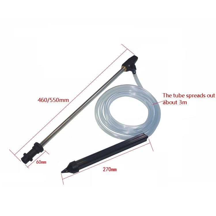 High Pressure Sandblasting Gun Nozzle Car Washing Machine Sandblasting Gun With Connector For Karcher K2-K7 Series, 550mm