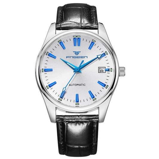 Montre à quartz FNGEEN 2111 pour homme, simple, lumineuse, avec calendrier et affichage lumineux.