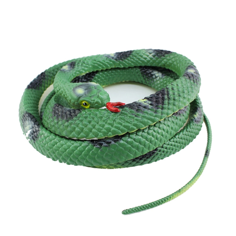 2 PIÈCES Boa Constrictor Jouet Astucieux Blague Simulation Serpent Effrayant, Jaune, Vert, Noir, Marron