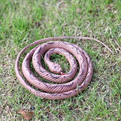 2 PIÈCES Boa Constrictor Jouet Astucieux Blague Simulation Serpent Effrayant, Jaune, Vert, Noir, Marron