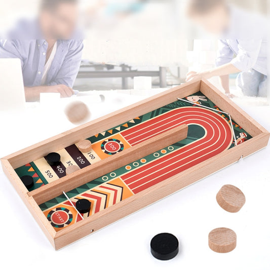 Jeu de société d'échecs catapulte en bois pour enfants, jeu de flipper rebondissant, jeu de société interactif parent-enfant, échecs catapulte en bois