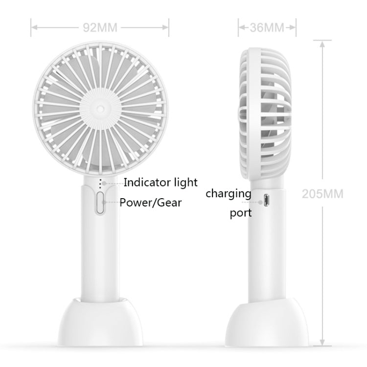 Desktop Portable Handheld Mini Silent Fan, X1  White, X1 Pink, X1 Blue, X1 Black, X2 White, X2 Pink, X2 Blue, X2 Black, X3 White, X3 Blue, X3 Pink