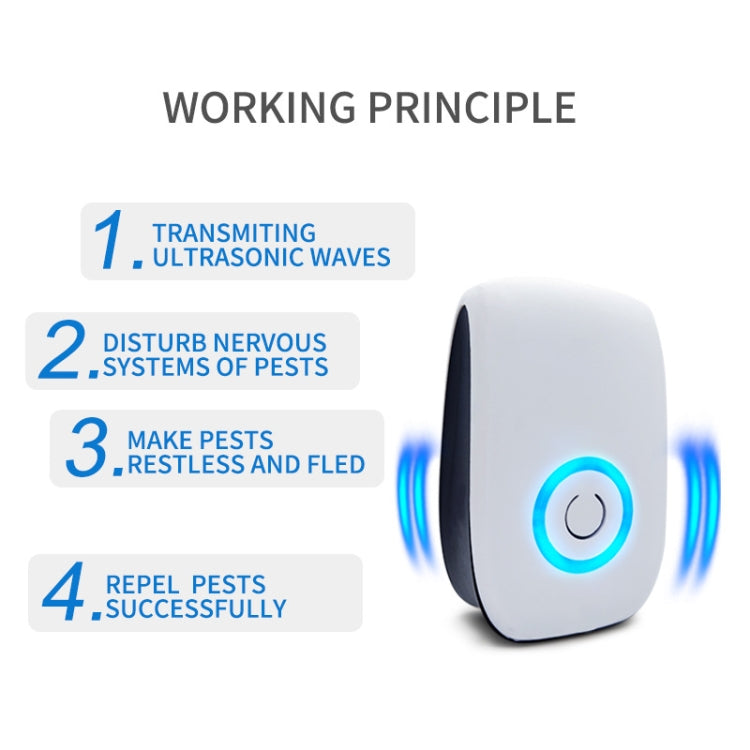 H12 2 PCS Ultrasonic Electronic Mouse Repeller Household Mini Mosquito Repeller