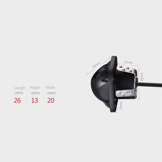 Car Straw Hat Shape Rear View Camera Car HD Night Vision Reversing Camera, MZ-187CCD