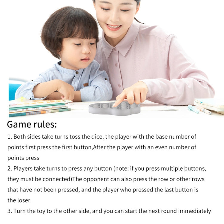 5 PCS Child Mental Arithmetic Desktop Educational Toys Silicone Pressing Board Game, Style:, Car (Pink), Car  (Yellow), Car (Purple)
