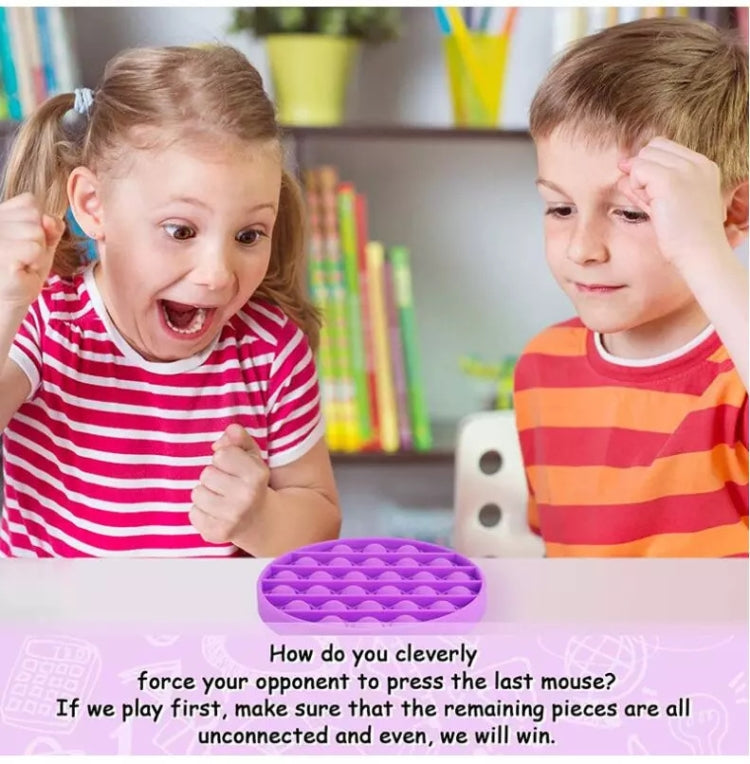 5 PCS Child Mental Arithmetic Desktop Educational Toys Silicone Pressing Board Game, Style:, Car (Pink), Car  (Yellow), Car (Purple)