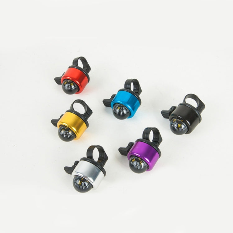 5pcs Bicycle Bell Mountain Bike Compass Aluminum Alloy Bell Riding Equipment Accessories, Random Color Delivery, Bike Compass
