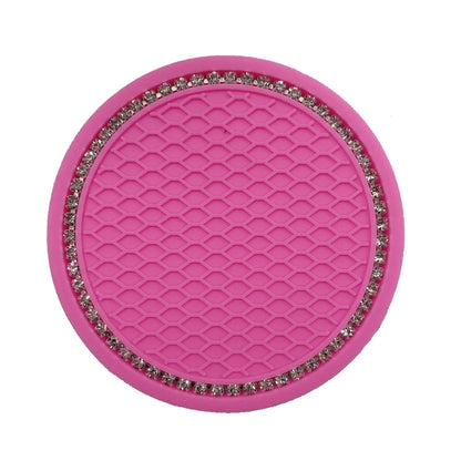 Car Universal Diamond Honeycomb Water Coaster Car Anti-Slip Mat