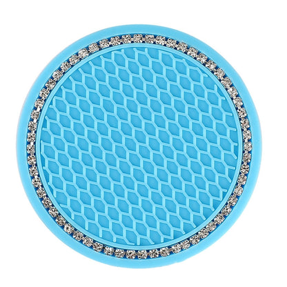 Car Universal Diamond Honeycomb Water Coaster Car Anti-Slip Mat