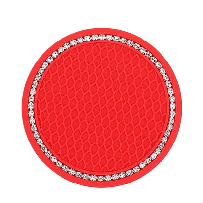 Car Universal Diamond Honeycomb Water Coaster Car Anti-Slip Mat