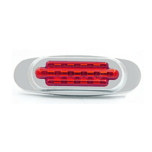 Feux latéraux galvanisés 12-24 V 2000&nbsp;4000-16&nbsp;2 K, 2 LED, feux arrière latéraux, feux de modification pour camion cargo, rouge (3 lignes toujours lumineuses), jaune (3 lignes toujours lumineuses), rouge (XNUMX lignes hautes et basses), jaune (XNUMX lignes hautes et basses)