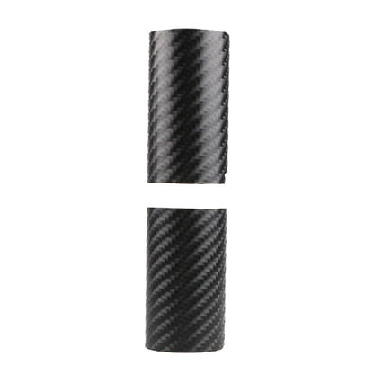 5 jeux de seuils de porte de voiture en fibre de carbone, bande anti-rayures pour portière de voiture, film de protection anti-chocs, 4 pièces/lot noir 3D, 4 pièces/lot noir 4D