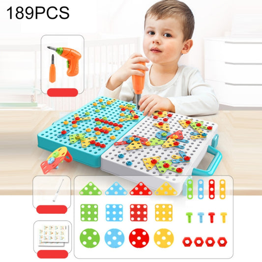 Boîte à outils manuelle de montage pour perceuse électrique pour enfants, style&nbsp;: rabot 2D + perceuse manuelle (188 pièces), rabot 2D + perceuse électrique (189 pièces), rabot 3D + perceuse manuelle (275 pièces), rabot 3D + perceuse électrique (276 pièces), rabot 3D + perceuse électrique (316 pièces)