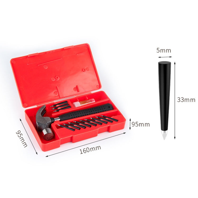 Q412 Kit de réparation d'urgence pour pneus de voiture, kit de réparation de pneus