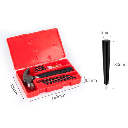 Q412 Kit de réparation d'urgence pour pneus de voiture, kit de réparation de pneus
