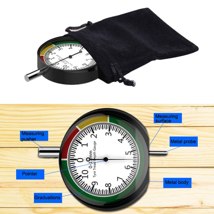 N780 Car Outdoor Driving Electronic Scale Meter Tire Pattern Depth Measuring Instrument, Electronic Scale