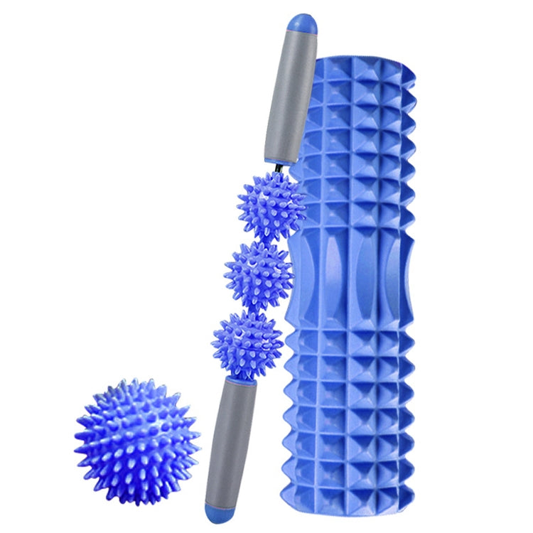 3 in 1 Eva Foam Roller Hollow Muscle Relaxation Roller Yoga Column Set, Length:, 33cm (Blue Crescent), 33cm (Pink Crescent ), 33cm  (Purple Crescent ), 45cm (Pink Crescent), 45cm (Purple Crescent ), 45cm (Blue Crescent), 45cm (Pink Wolf Tooth )        ...