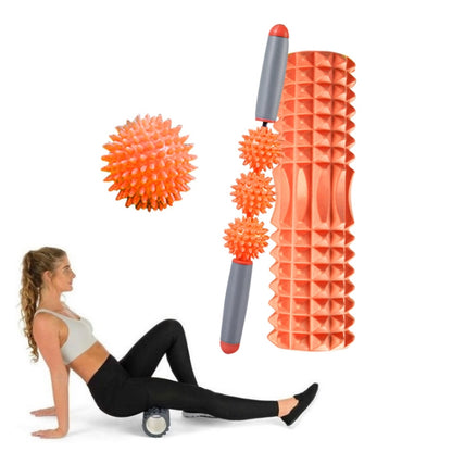3 in 1 Eva Foam Roller Hollow Muscle Relaxation Roller Yoga Column Set, Length:, 33cm (Blue Crescent), 33cm (Pink Crescent ), 33cm  (Purple Crescent ), 45cm (Pink Crescent), 45cm (Purple Crescent ), 45cm (Blue Crescent), 45cm (Pink Wolf Tooth )        ...
