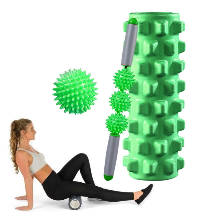 3 in 1 Eva Foam Roller Hollow Muscle Relaxation Roller Yoga Column Set, Length:, 33cm (Blue Crescent), 33cm (Pink Crescent ), 33cm  (Purple Crescent ), 45cm (Pink Crescent), 45cm (Purple Crescent ), 45cm (Blue Crescent), 45cm (Pink Wolf Tooth )        ...
