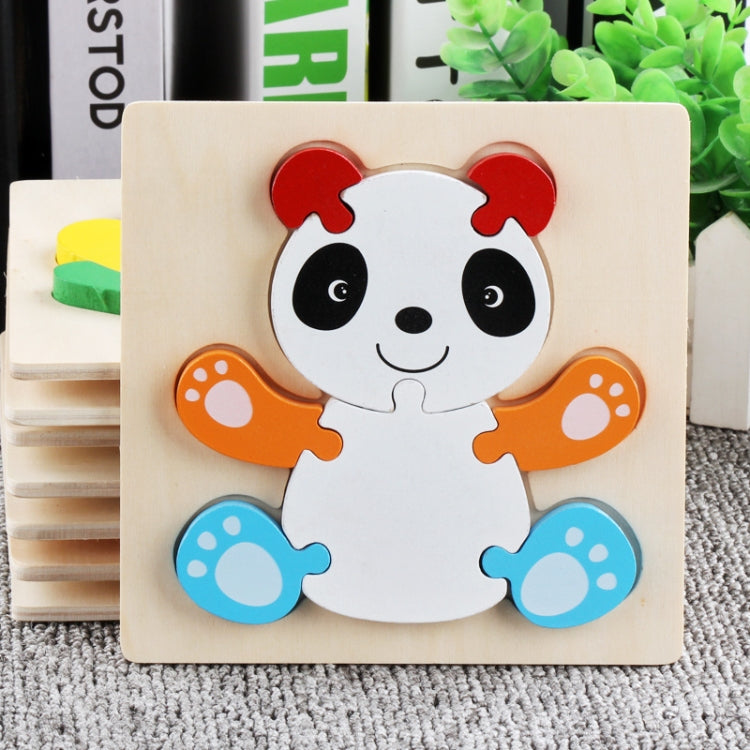 5 PCS Wooden Cartoon Animal Puzzle Early Education Small Jigsaw Puzzle Building Block Toy For Children, Frog, Duck, Elephant, Shell, Small Fish, Goldfish, Dolphin, Puppy, Little Donkey, Goat, Muck Truck, Rocket, Steamship, Aircraft, Panda, Calf