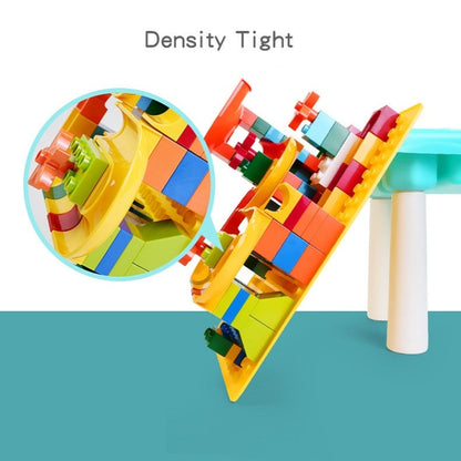 Multifunctional Building Table Learning Toy Puzzle Assembling Toy For Children, Style:, Table + Chair + 101 Blocks, 76 Blocks, 300 Small Blocks, 500 Small Blocks