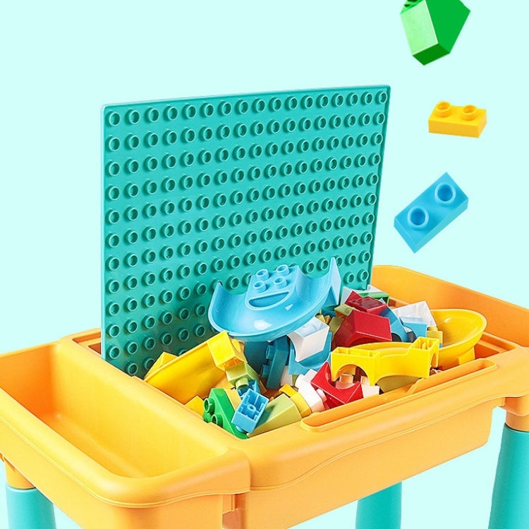 Multifunctional Building Table Learning Toy Puzzle Assembling Toy For Children, Style:, Table + Chair + 101 Blocks, 76 Blocks, 300 Small Blocks, 500 Small Blocks