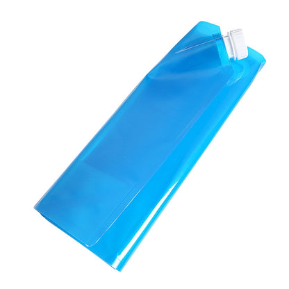 PE Water Bag For Portable Folding Water Storage Lifting Bag for Camping Hiking Survival Hydration Storage Bladder, 5L(Blue), 10L(Blue)