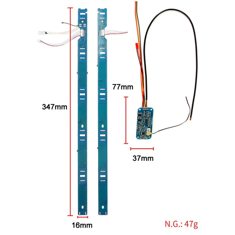 Carte BMS de trottinette électrique + kit de bandes latérales pour Xiaomi Mijia M365 Pro, carte BMS + bande latérale