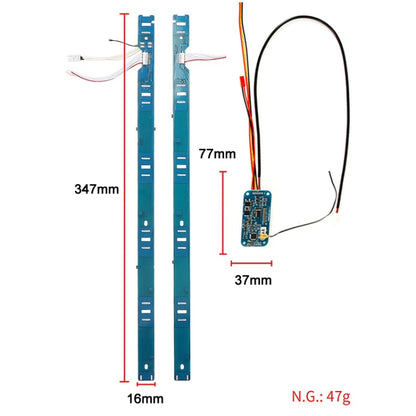 Carte BMS de trottinette électrique + kit de bandes latérales pour Xiaomi Mijia M365 Pro, carte BMS + bande latérale