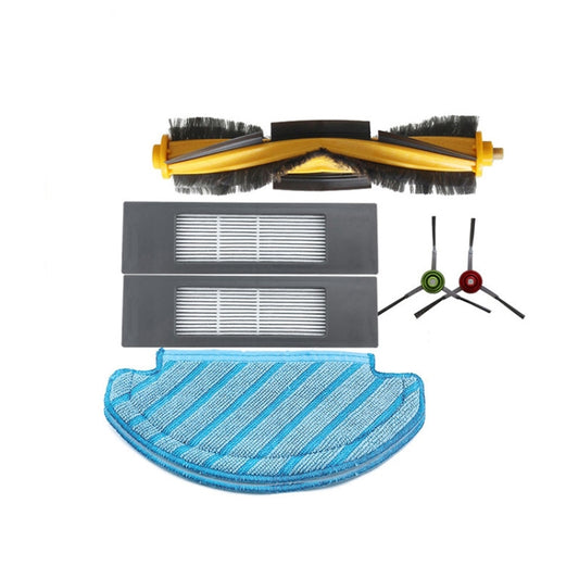 Accesorios para aspiradora robot aspirador Ecovacs Deebot T8 AIVI/T8 MAX. Incluye: 3 trapos, 4 cepillos laterales, 4 filtros y cepillo principal.