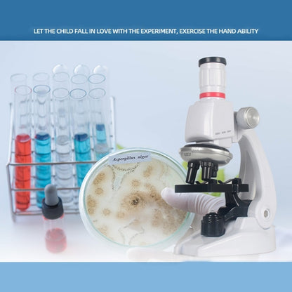 Early Education Biological Science 1200X Microscope Science And Education Toy Set For Children, S, L