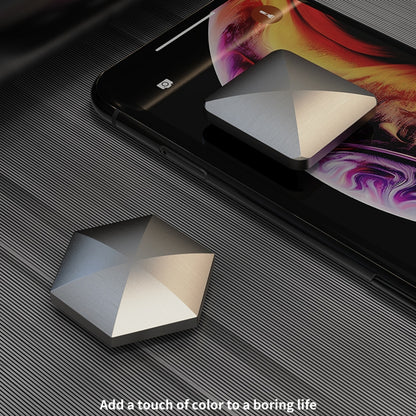 Desktop Kinetic Energy To Vent Stress Relief Fingertip Spinner Toy, Style:, Aluminum Alloy Quadrilateral Silver, Aluminum Alloy Hexagonal Silver, Stainless Steel Quadrilateral Silver, Stainless Steel Hexagon Silver, Aluminum Alloy Quadrilateral Gold   ...
