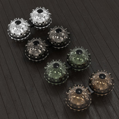 Siamese Massage Ball Fingertip Spinner Toy Decompression Artifact, (Silver), (Black), (Bronze), (Red Copper)