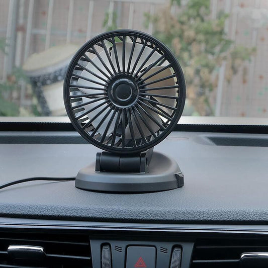 Ventilateur de voiture F409, ventilateur oscillant général de voiture, F409 (USB 5V), F409 (12V), F409 (24V)
