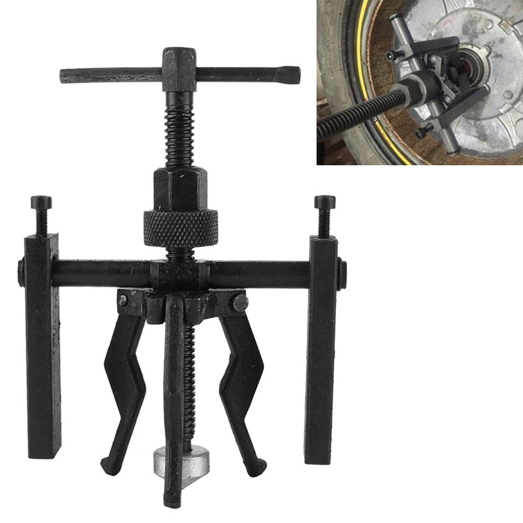 Extracteur de roulement interne à 3 mors, extracteur d'engrenages robuste, kit d'outils de machine automobile, extracteur de roulement interne à 3 mors