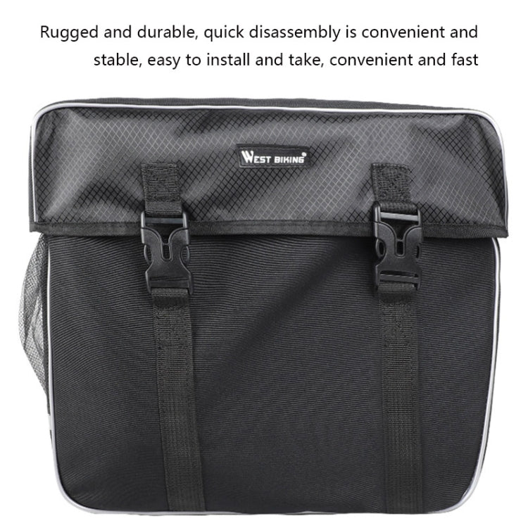 WEST BIKING YP0707238 Sacoche de Selle Vélo Imperméable VTT Sac de Cadre Équipement de Cyclisme