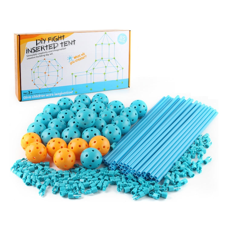 85 in 1 DIY Tent Toy Assembling Play House DIY Children Tent Building Toy, 85 in 1