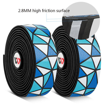 WEST BIKING YP0804045 Color PU Handlebars Stain Resistant Washable Non-Slip Bicycle Straps Cycling Accessories