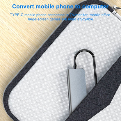 3 In 1 USB-C / Type-C To 4K HDMI + 2 USB 3.0 Ports Multifunctional HUB Docking Station, 3 In 1