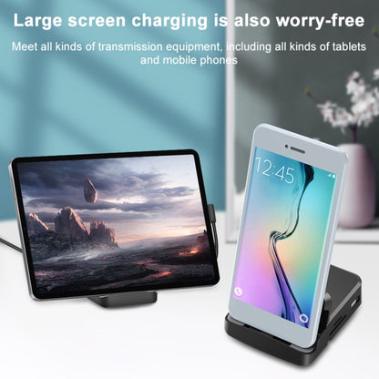 7 In 1 USB-C / Type-C To 2 USB 2.0 + USB 3.0 + 4K HDMI + SD / TF Card Slot + PD USB-C / Type-C Charging Ports Multifunctional HUB Docking Station With Holder, 7 In 1