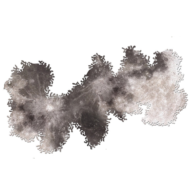 Casse-tête en bois irrégulier de haute difficulté, Puzzle mystère galaxie infinie, Terre illimitée, Lune illimitée