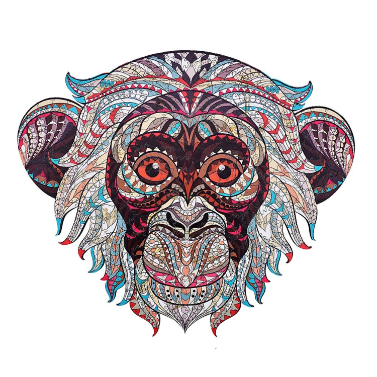 Irregular Wooden Animal Alien Puzzle High-Difficulty Three-Dimensional Puzzle Toy, Snails, Elephant, Dog, Hippocampus, Monkey, Multi-tail Fox, Fox Head, Red Fox, Single Tail Fox, Butterfly, Flamingo, Hexagonal Star, Bull, Leaves, Panda, Moon