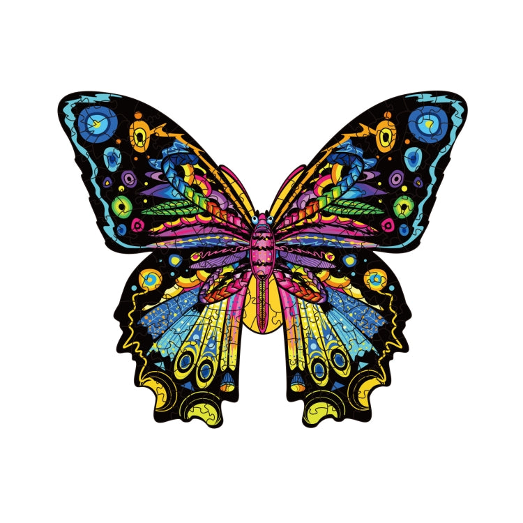 Puzzle en Bois Papillon Alien Irrégulier Tridimensionnel, Taille :, S, M, L