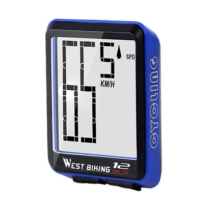 WEST BIKING Mountain Road Bike Wireless Big Character Table Big Screen Waterproof Night Light Speed Speedometer, Night Light Speed Speedometer(Green), Night Light Speed Speedometer(Black), Night Light Speed Speedometer(Red)                             ...